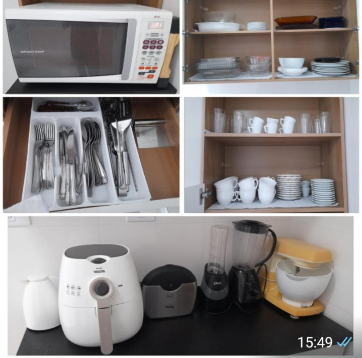 Apartamento Pe Na Areia Γκουαρούχα Εξωτερικό φωτογραφία